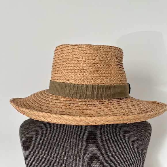 Scala-Driver Raffia Straw Golf Gambler Hat-L/Xl